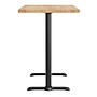 Flash Furniture Bennett Wooden Commercial Indoor Table, 48" x 30", Natural Top/Black Base (GSF3048NTT0522B)~#|#~573A3A67-7C38-40CB-B9E063E936D70ACA_sc7