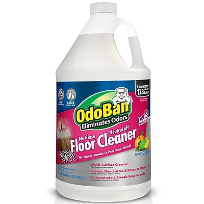 OdoBan Pet Solutions No Rinse Neutral pH Floor Cleaner Concentrate, 1 Gallon
