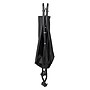 Household Essentials 1-Section Rolling Hamper, Canvas, Black (HE1114)~#|#~573B565B-CDD9-4F87-98F2E0D873DDAA58_sc7