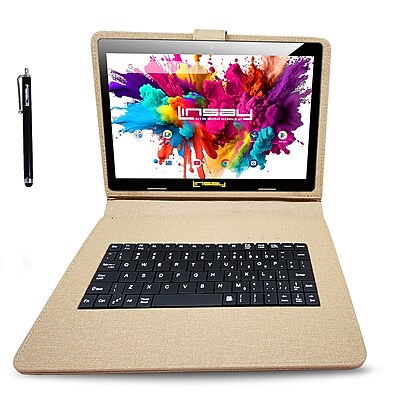 Linsay Octa Core 10.1″ Tablet, 128GB Storage, Android 15, Bundled with Keyboard Case and Backpack (F10XIPGCLOSANBA) Sansujyuku sansujyuku.com