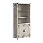 Bush Furniture Knoxville 72"H 5-Shelf Bookcase with Doors, Cottage White (CGB132CWH-03)~#|#~5742C7A8-7912-4FD6-8962BDF49E7B1871_sc7