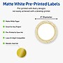 Avery Round Laser/Inkjet Multipurpose Labels, 2" Dia., White, 120/Pack (19479371063)~#|#~5744CE52-5F22-4EA7-BA4603FF4D285898_sc7