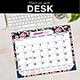 2026-2027 Excello Brands Large Print  22" x 17" Academic Monthly Desk Pad Calendar, Navy Floral (DP-AY26-2217-84)~#|#~5747E6EF-FD12-4085-9D6A5865717A0960_sc7