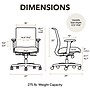 HON Convergence Vinyl Swivel Task Chair, Black (HONCMY1AUR10)~#|#~5748C325-E098-4239-A3436FF3C1A412B6_sc7