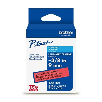Brother P-touch Laminated Label Tape, 1/2
