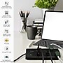 GoGreen Power 8 Outlet Surge Protector, 6' cord, Black (GG-18316BK)~#|#~5759785C-996C-440B-A351CA66DF118CD6_sc7