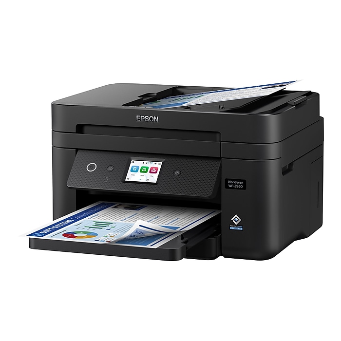 Epson WorkForce WF-2960 Wireless Color Inkjet Printer, All-In-One