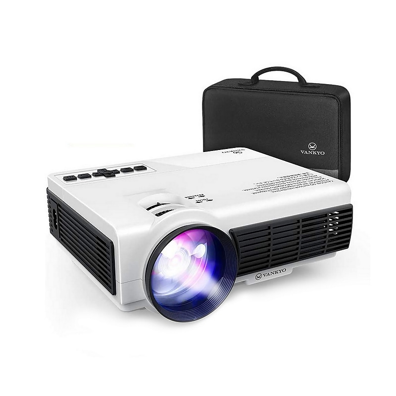 Vankyo Leisure 3 1080P Supported Mini Projector, White (Leisure 3 WH) image 1