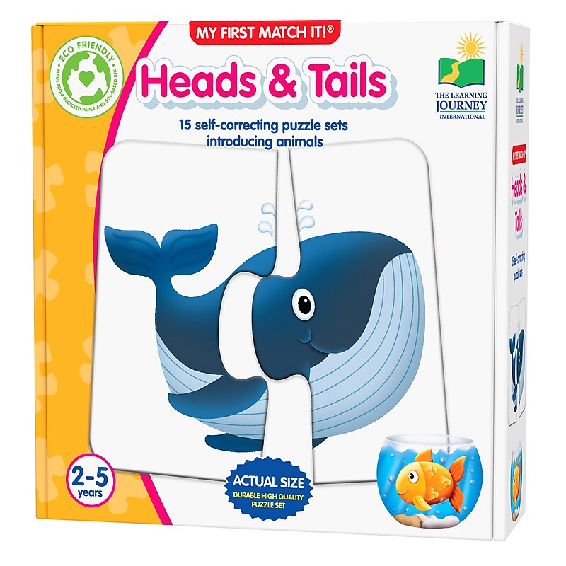 The Learning Journey Internation My First Match It: Head and Tails (LJI115251) image 1