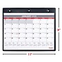 2026 Staples 11" x 8" Monthly Calendar, White/Red/Gray (ST12949-26)~#|#~575F3277-0D6C-4290-83D577C8C9E965AD_sc7