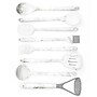 Better Houseware Utensils Set, Silicone, White Marble, 8 Piece (3300/Set)~#|#~5762586B-B332-40EE-805B97E8746F0BB8_sc7
