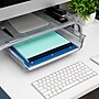 Mind Reader Monitor Stand with Paper Tray, Up to 33 lbs., Metal Mesh, Silver (MESHMONSTA-SIL)~#|#~576791D2-E4B6-4FE5-91517A2B9BDD0EFA_sc7