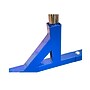 Nahanco 66" x 22" Single-Rail Garment Rack, Blue/Chrome (Z201) ~#|#~5769FA63-A406-478A-A70580AFAE96D644_sc7