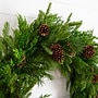 Nearly Natural Artificial Norfolk Mixed Pine Wreath, 30" (W1406)~#|#~57744E1D-E12D-4526-A91BC11794036512_sc7