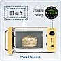 Nostalgia Retro 0.7 Cubic Foot Countertop Microwave, Yellow (NRMO7YW6A)~#|#~57788968-CFB8-4A3B-B3A4CE17B7408B89_sc7