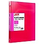 JAM Paper 1/2" 3-Ring Flexible Poly Binder, Fuchsia Pink (PB75237FU)~#|#~577DA821-868C-452B-AC00580D8F754E9F_sc7