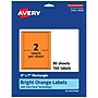 Avery Laser/Inkjet Multipurpose Rectangle Labels, 5" x 7", Bright Orange, 160/Box (94258)~#|#~577FFA13-DE3D-4358-A4C52FFA6C9DCE94_sc7