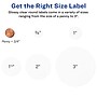 Avery Print-to-the-Edge Laser/Inkjet Round Labels, 2" Dia, Glossy Clear, 120 Labels/Pack (22825)~#|#~5784EE4C-94DD-406F-95F6B21A89F487F6_sc7