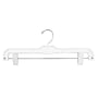 Nahanco 14" Plastic Pant Hanger, White, 100/Carton (RBK1605)~#|#~57853417-28CD-4356-873F17838595B464_sc7