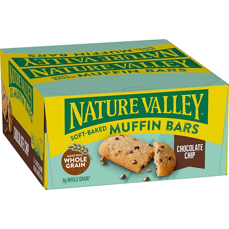 Nature Valley Chocolate Chip Soft-Baked Muffin Bar, 1.24 oz., Dozen (20667000) image 1