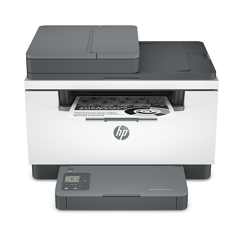 HP LaserJet M234sdw Wireless Black & White Laser Printer, All-In-One, Print, Scan, Copy, Best for Home Office (6GX01F) image 1