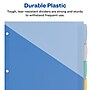 Avery Write & Erase Pocket Plastic Dividers, 5 Tabs, Multicolor (16176)~#|#~578C87A4-F275-4FF2-A529BAF42D693B12_sc7