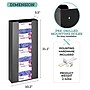 Viva Comfort 4 Box Glove Dispenser, Black (902-04-BLK)~#|#~578DEBF7-7D17-4757-A690F42AA402EF22_sc7