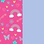 bentgo Stainless Steel Double Wall Insulated Water Bottle, 14 oz., Rainbows & Butterflies/Periwinkle Dream, 2/Pack~#|#~578E4415-D73B-4313-AC4C7787734D684F_sc7