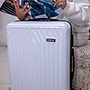 DUKAP Stratos 20" Hardside Carry-On Suitcase, 4-Wheeled Spinner, TSA Checkpoint Friendly, White (DKSTR00S-WHI)~#|#~578F8472-B77B-495F-99AE6D431F22F2B6_sc7