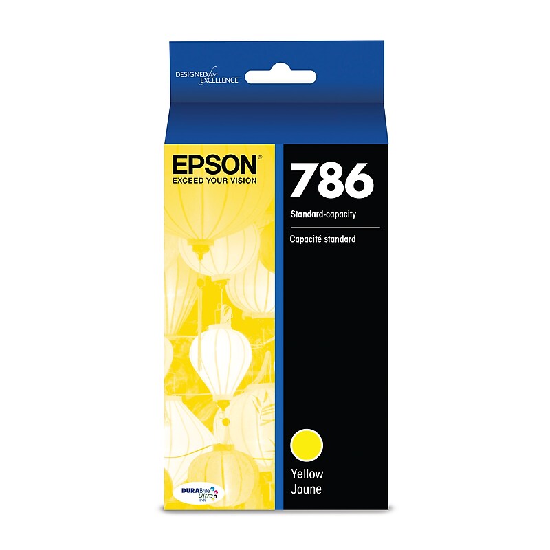Epson T786 Yellow Standard Yield Ink Cartridge image 1