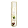 Simple Designs Etagere Organizer 62.5" Floor Lamp with Rectangular Shade, Tan (LF1014-TAN-CCLB)~#|#~57995100-F2AA-40CF-91E46C8EECDEDFE5_sc7
