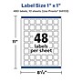 Avery Laser/Inkjet Square Labels, 1" x 1", Glossy White, 480 Labels/Pack (94103)~#|#~5799A04E-50C4-4937-966D6E8E5D7408CD_sc7