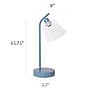Simple Designs Sleek Essentials LED Desk Lamp, 15.75", Blue (LD1080-BLU)~#|#~579D24DB-3269-4AD7-9B3E225E8A284E88_sc7