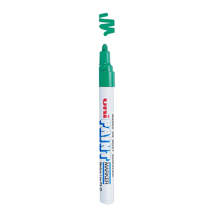 Uni-Paint PX-20 Oil-Based Paint Markers – Medium Line, Yellow, 3-Pack For Industrial Use