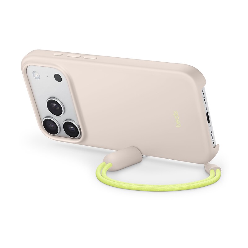 Beats MagSafe Lanyard Phone Case for iPhone 17 Pro, Shock Absorbing, Lime Stone (MGTN4LL/A) image 1