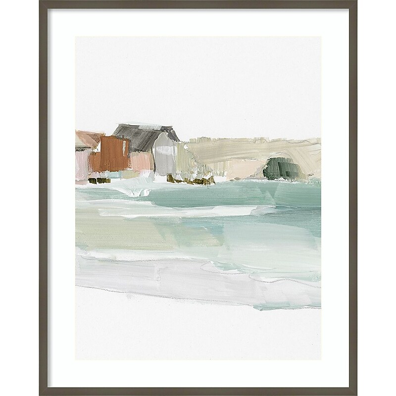 Amanti Art Seaside Tranquility II by Susan Pepe Wood Framed Wall Art Print, 33" x 41" (A42675537408) image 1