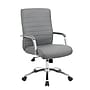 Boss Office Products Ergonomic CaressoftPlus Swivel Conference Chair, Gray/Chrome (B696CRB-GY)~#|#~57AED90C-637C-48B2-85B43B0D6799F1F4_sc7