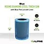 Alpine Industries 4460 Steel Mesh Recycling Bin, 36 Gallon, Blue (ALP4460-01-C)~#|#~57B1F019-88E2-4811-A2C919AD9BD21B21_sc7