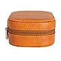 Household Essentials Small Vegan Leather Travel Jewelry Organizer Box, Caramel (HE1175)~#|#~57B20391-B74E-4052-A5A8DAD3B8FBE1A0_sc7