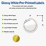 Avery Laser/Inkjet Circle Multipurpose Labels, 3" Dia., White, 60/Pack (S00-DNG)~#|#~57B5B33C-3B86-4891-81FCACD6B002E211_sc7
