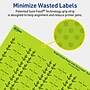 Avery Laser/Inkjet Multipurpose Rectangle Labels, 0.5" x 1.75", Bright Green, 4800/Box (94204)~#|#~57B674DA-1849-4CA5-BDDD0AB264D5715B_sc7