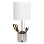 Creekwood Home 18.5" LED Table Lamp with USB Port, Brushed Nickel (CWT-1007-BN)~#|#~57B74B8F-C2E3-4C44-B576E99EA62F888B_sc7