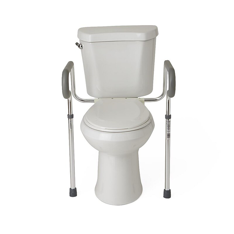 Medline Guardian Toilet Safety Rails, 300lb Capacity (G30300H) image 1