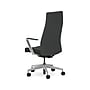 HON Cofi Fabric Swivel Executive Chair, Black/Polished Aluminum (HCFEU.W0.STC.P.H.UR10.CHSTC09.PA)~#|#~57B8A1BB-5032-493D-9BD01CC1E41F9EEC_sc7