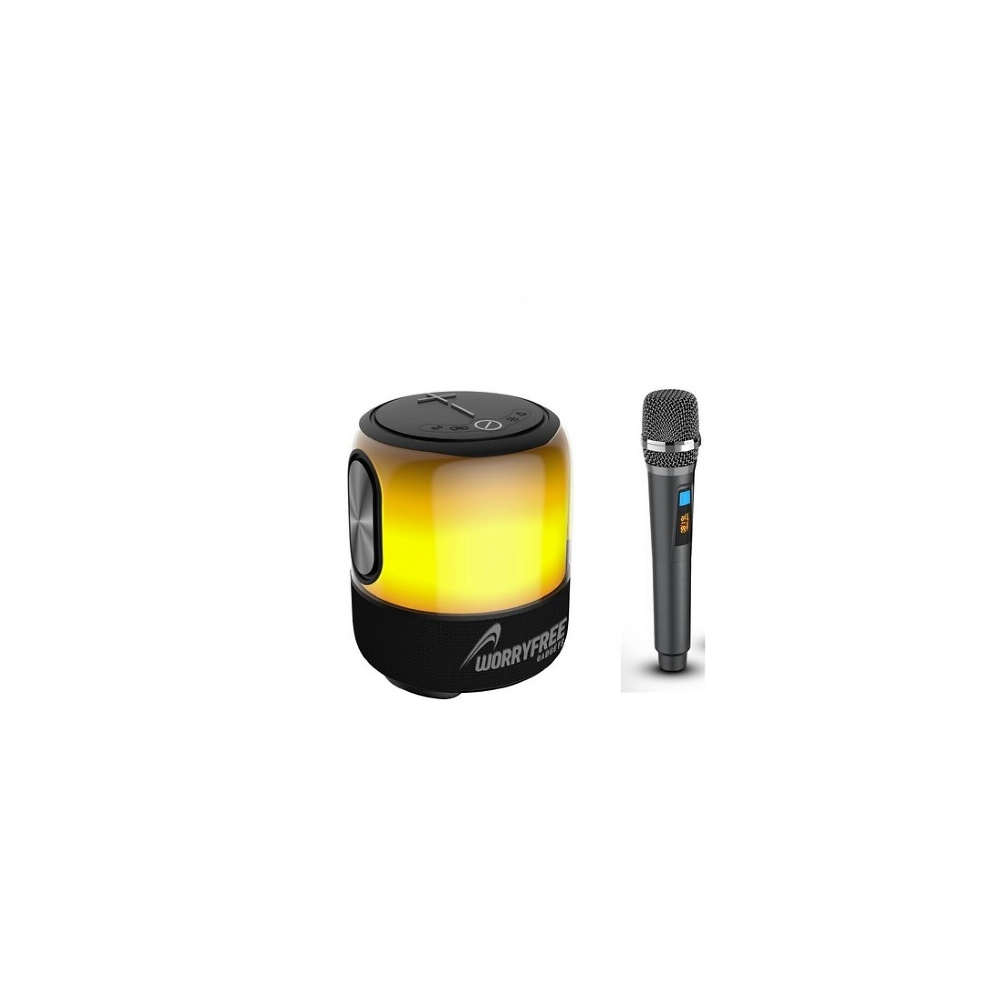 Worryfree Gadgets WSC-01 Wireless Bluetooth Portable Speaker with Microphone, Water Resistant, Black (WSC01-BLK) Simolary simolary.com