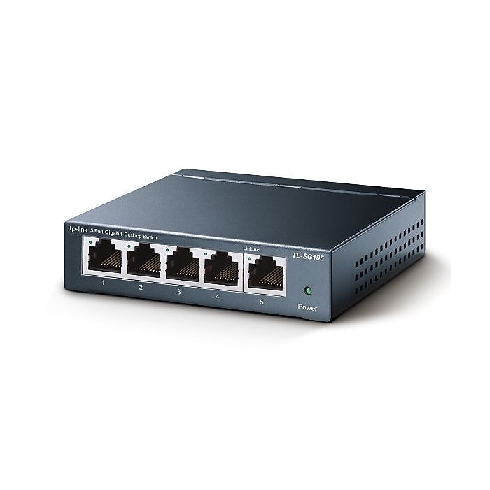 TP-Link TL 5 Ethernet ports PoE Unmanaged Switch, Black (TL-SG605P
