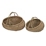 Household Essentials Seagrass Baskets with Handles, Natural, 2/Set (ML-5618)~#|#~57CE3FC3-6F87-463D-A7F950A1DF95D33B_sc7