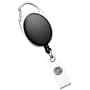 Staples Clip On Badge Reel,  30" Retractable Cord Length, Metal, Black (51910)~#|#~57D31739-9CFB-4655-97EC3A0FFE5D7BC0_sc7