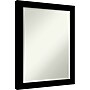 Amanti Art Brushed Black Beveled Bathroom Wall Mirror, 27.5" x 21.5", Black (A42678100286)~#|#~57D3FDF5-8FA5-4964-92F1511762190510_sc7