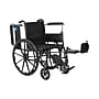 Medline Guardian K3 Manual Wheelchair, 18" Seat Width, Flipback Full Length Arms, Black (K3186N44E)~#|#~57D6B1BB-0EC1-4E92-8178B7E7EE847E11_sc7